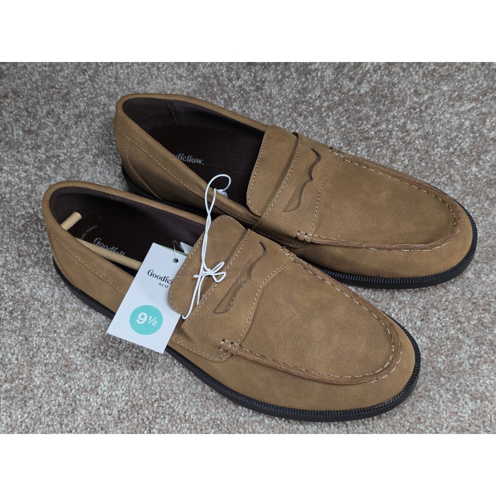 Goodfellow & Co Men Brown Orson Penny Loafer Memory Foam Shoes 9.5